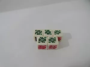 Poker Dice Vintage Bakrlite - Picture 1 of 9