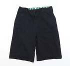 Autograph Boys Black Cotton Bermuda Shorts Size 5-6 Years Regular