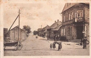 Bielorrusia - IVATSEVICHY (Iwanowo en alemán) - Escena callejera durante la Primera Guerra Mundial - Imagen 1 de 2