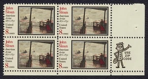 #1433 John Sloan, Zip Block [LR] **ANY 5=FREE SHIPPING** - Picture 1 of 1