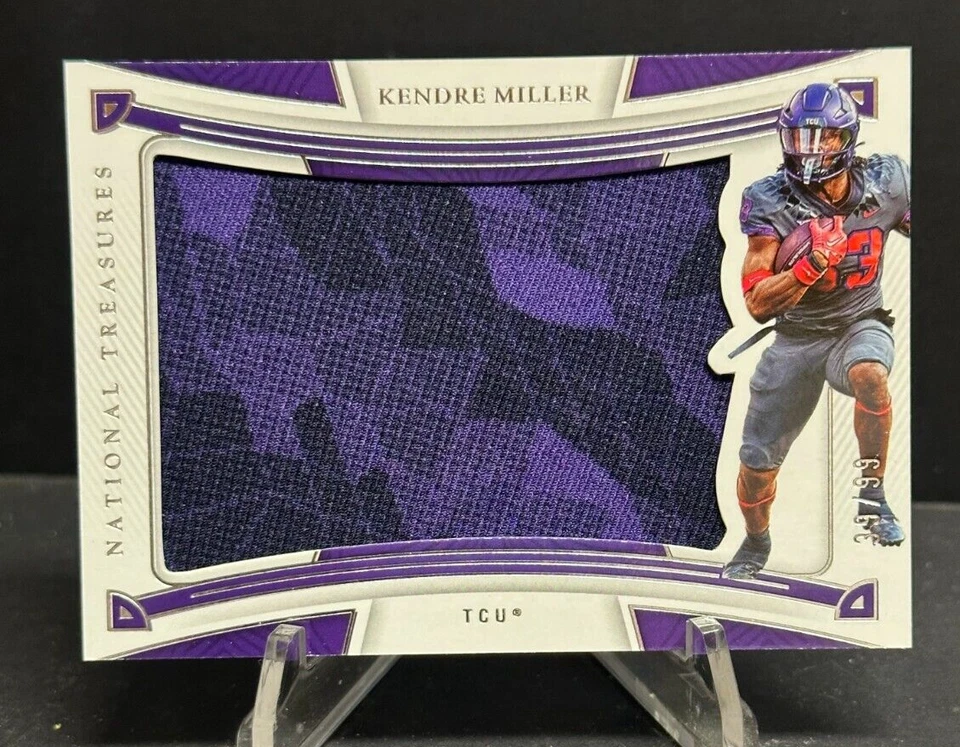 2023 Panini National Treasures Collegiate - Rookie Silhouettes #RS-KEM Kendre... - Image 1 of 3