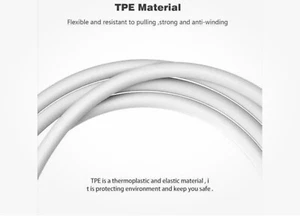 USB C Cable Fast Charger Lead for Type C Ipad iPhone 15 series Macbook 65W, 2 M - Picture 1 of 9