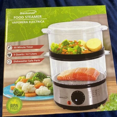 Vaporizador de alimentos marca BRENTWOOD TS-1005 NUEVO EN CAJA ORIGINAL Foto 1 de 3