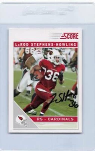2011 Score #6 LaRod Stephens Cardinals Signed Auto *K8843 - Picture 1 of 2