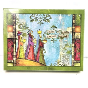 NEW SEALED 2014 Lang Peace On Earth 1000 Piece Christmas Puzzle Art by Lisa Kaus - Picture 1 of 8