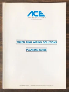 ACE Communications - Token Ring Wiring Solutions Planning Guide (1993) - Picture 1 of 7