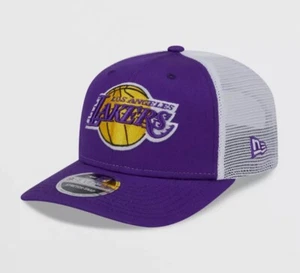New Era Los Angeles Lakers SnapBack Hat 9Seventy Adjustable Cap Purple Gold New - Picture 1 of 4