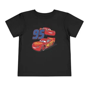 Lightning McQueen Toddler Tee, Cars Movie Shirt, Kids Graphic Tee, Children's - Picture 1 of 9