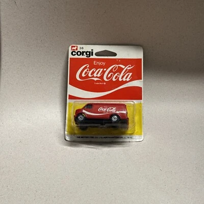 Corgi #36 "Coca Cola" Van 1978  Carded 1/64 - Image 1 of 4