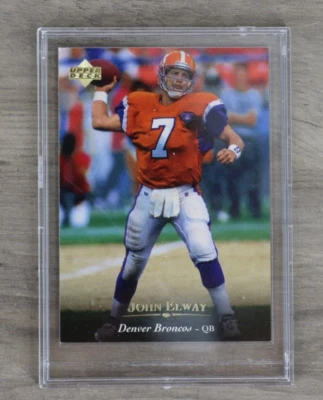 1995 Upper Deck NFL #82 John Elway Denver Broncos Football Card - Image 1 of 2