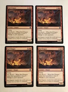 4x Mtg D&D Forgotten Realms Red Dragon NM/M Magic The Gathering - Bild 1 von 2