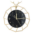 HG Light Luxury Wall Clock Deer Head Decorative Wall Clock For Living Room