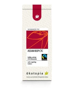 Ökotopia Schwarzer Tee Assam Bop CTC 1 x 500 g - Bild 1 von 4