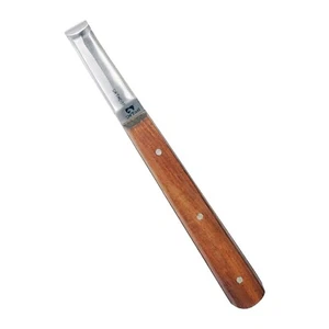 Horse Farrier Tool Hoof Knife Double Edge Polished Wooden Grip Length 7.5-inch - Picture 1 of 5
