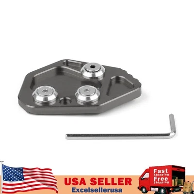 Almohadilla de placa de soporte lateral para BMW K1200S/R 2005-2008 K1400S/R 2009-2014 GY Foto 1 de 3