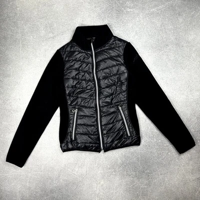 Chaqueta polar acolchada negra híbrida Jet Set para mujer talla 2 Foto 1 de 4