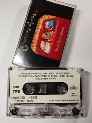 PHILIPPINES Crowded House - Together Alone Cassette Tape w/Sticker Labels.  - Image 1 of 4