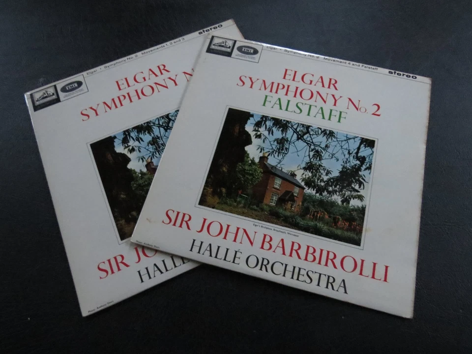 ELGAR - Symphony 2 - 2 x LP Records - Barbirolli - ASD 610 & 611 - Image 1 of 4