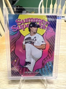 2025 Topps Series 2 #SS-47 Gerrit Cole SUMMER SUPERSTARS Pink Parallel - Picture 1 of 3