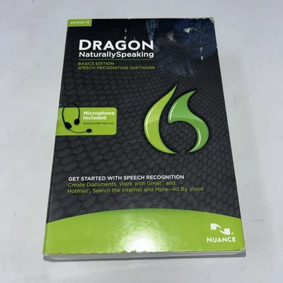 Nuance Dragon Naturally Speaking Version 12 Basics Edition - Speech Recognition - Image 1 of 4