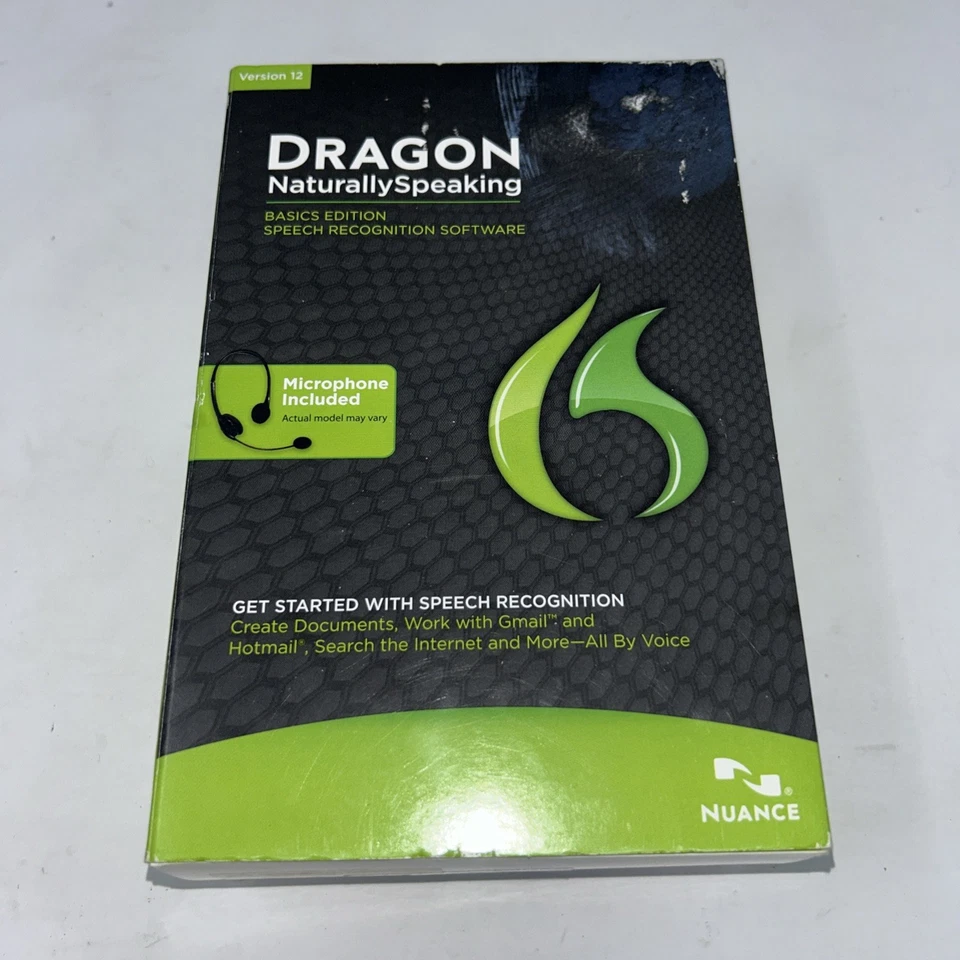 Nuance Dragon Naturally Speaking Version 12 Basics Edition - Speech Recognition - Image 1 of 4