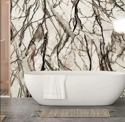 Stone Marble 1m x 2400mm x 10mm Shower Panels Waterproof Wall Panels