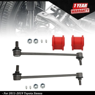 NUEVO par de eslabones de barra estabilizadora delantera para Toyota Sienna 2011 2012 2013-2019 Foto 1 de 4