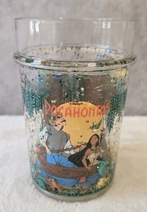 Vintage Disney Pocahontas Kunststoff Glitzer Shaker Tasse Kibouki Vintage Boot Walt selten - Bild 1 von 9