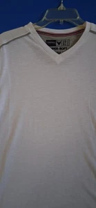 Company Eighty One Men’s V-Neck White T-Shirt Large Retail $30 NWT - Picture 1 of 20