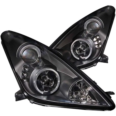 Anzo 121387 Projector Headlights w/ Halo Black for 00-05 Toyota Celica - Image 1 of 3