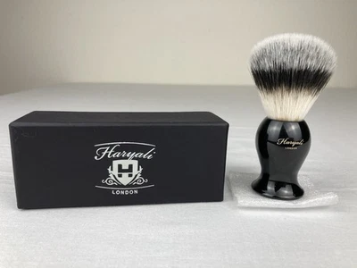 CEPILLO DE AFEITAR TEJÓN DE HARYALI LONDRES PUNTA PLATEADA CALIDAD PREMIUM INGLATERRA ¡NUEVO! Foto 1 de 4