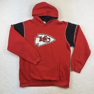 Vintage Kansas City Chiefs Hoodie Youth XL NFL Team Apparel Red Logo 2000s - Picture 1 of 13