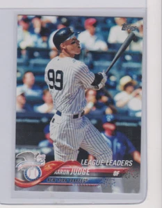 2018 TOPPS #193 AARON JUDGE -League Leader-NM-MT-#193 - Picture 1 of 1