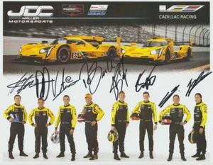 2019 JDC-Miller Motorsports Cadillac signiert Rolex 24 IMSA Heldenkarte BARRICHELLO - Bild 1 von 2