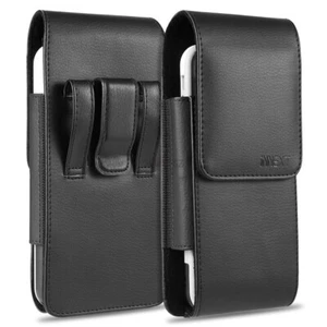 Leather hones Vertical Pouch Belt Clip Loop Holster OtterBox Cover Case US - Picture 1 of 58
