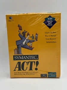 Vintage Symantec ACT! Version 2.5 Software For Macintosh - Picture 1 of 3