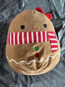 Squishmallows 12" Gina Gingerbread Couple Cute Christmas Plush Toys - Picture 1 of 4