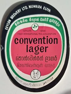 Asia Sri Lanka Ceylon Nuwara Eliya 1966 First International Tea Convention Lager - Picture 1 of 1