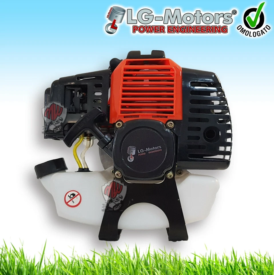 LG-MOTORS Motore di Ricambio 52 cc per Decespugliatore Rasaerba Tosaerba Potatore e 4 in 1