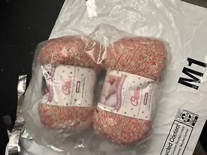 Lot of 2 Bernat Baby Boucle Acrylic Yarn Flower Power Crochets 4 oz CA00111 New - Picture 1 of 3