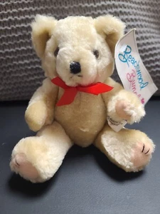 VINTAGE Fabri-Centers Of America Tan Cream Teddy Bear 8'' Jointed Arms & Legs - Picture 1 of 4