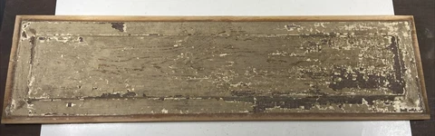 Vintage Salvaged DOOR PANEL Wood 32 1/4" x 8 1/2" Blank for Crafts Lot S Cover