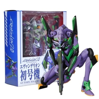 Action Figure Eva 01 Prototype Robot Neon Genesis Evangelion 16cm Statua Diorama - Immagine 1 di 4