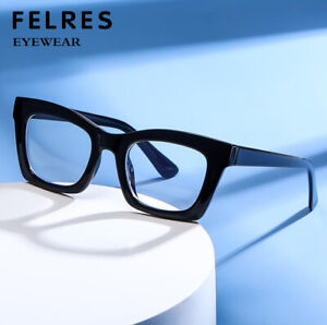 TR90 Anti-Blue Light Square Eyeglasses For Women Clear Lens Glasses Frames New