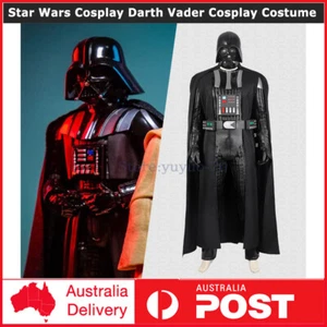 Star Wars Cosplay Darth Vader Cosplay Costume with Helmet Deluxe Leather Outfits - Picture 1 of 16