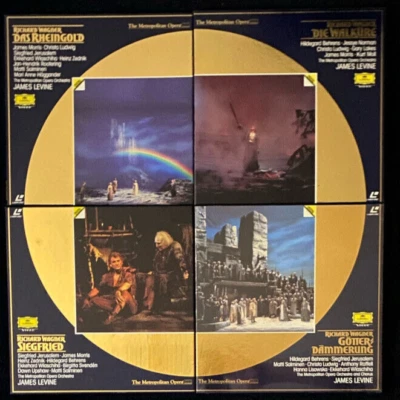 DER RING DES NIBELUNGEN Richard Wagner Metropolitan Opera Laserdisc James Levine - Image 1 of 4