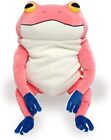 Mochi Kaeru Fluffy Frog L Big Size Plush Pink Color / Doll Stuffed Toy New Japan