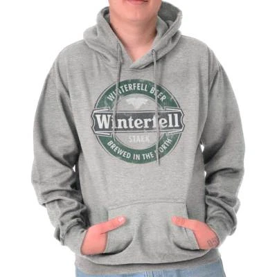 Beer Brewed In North Funny TV Show Gift Idea Adult Long Sleeve Hoodie Sweatshirt - Image 1 of 4