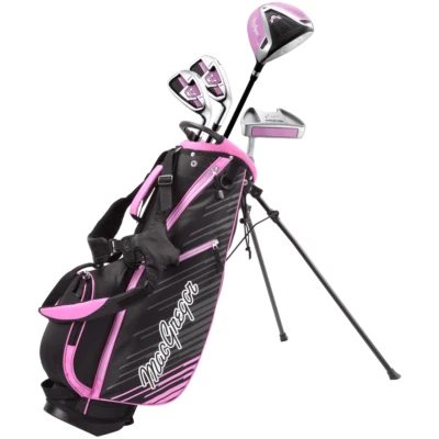 MACGREGOR V-MAX PREMIUM JUNIOR PACKAGE SET +GOLF STAND CARRY BAG / GIRLS AGE 6-8 - Image 1 of 4
