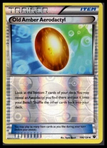 XY - Fates Collide #106/124 Old Amber Aerodacyl Rev Holo - Picture 1 of 1
